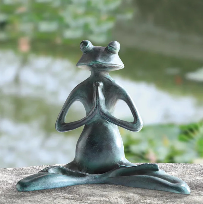 meditation frog