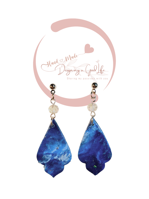 Nighttime Skies Collection C Polymer Clay Earrings