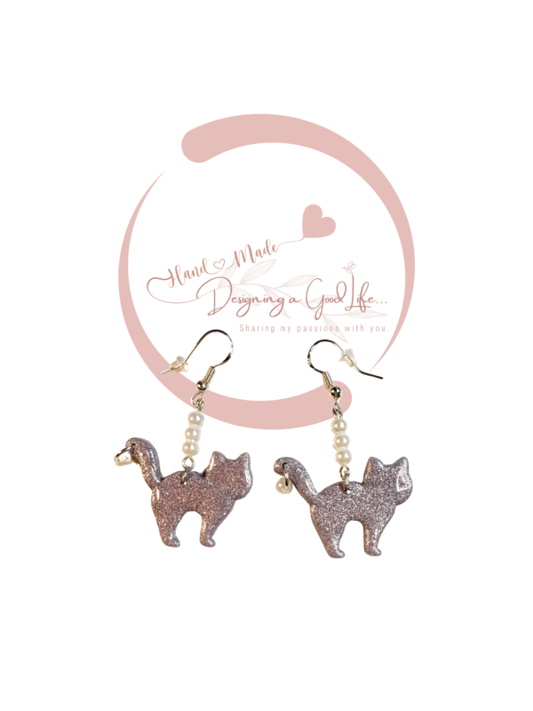 Cats Collection G Polymer Clay Earrings
