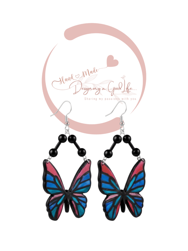 Butterflies Collection A Polymer Clay Earrings