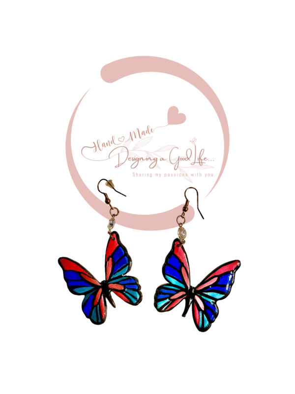 Butterflies Collection B Polymer Clay Earrings