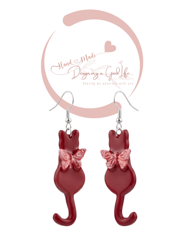 Cats Collection D Polymer Clay Earring