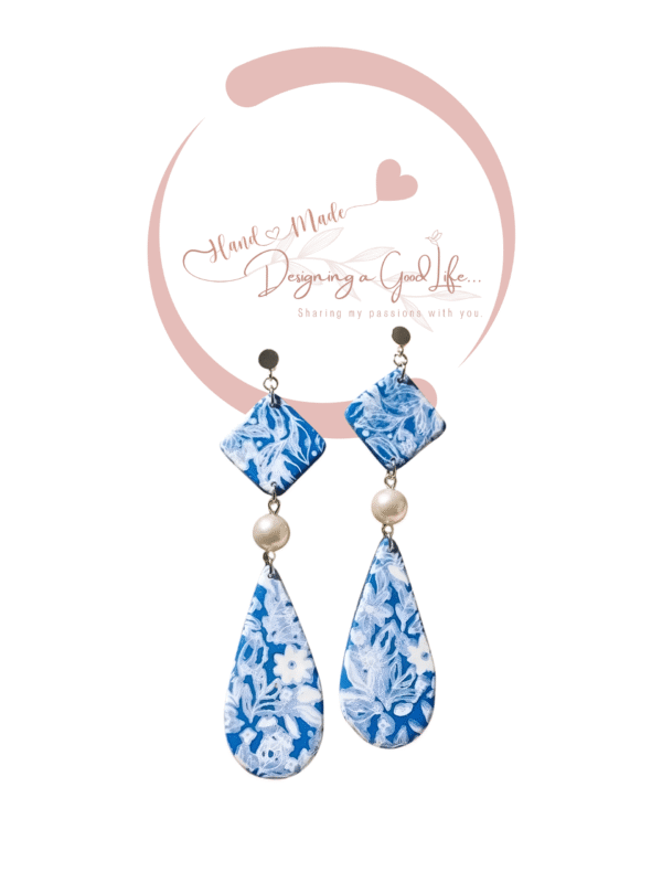 Lace-inspired Collection A Polymer Clay Earrings