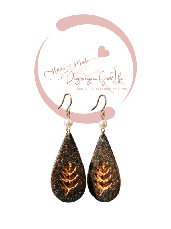 Leather-inspired Collection A Polymer Clay Earrings Copy